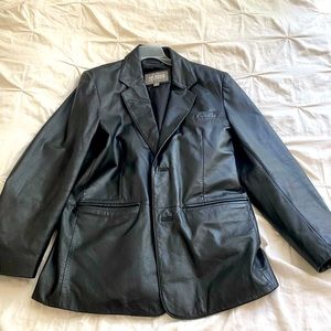 Leather Blazer